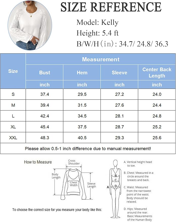 Zeagoo Womens Sweaters 2024 Long Sleeve Crew Neck Lightweight Pullover Knitted Fall Fashion Tops