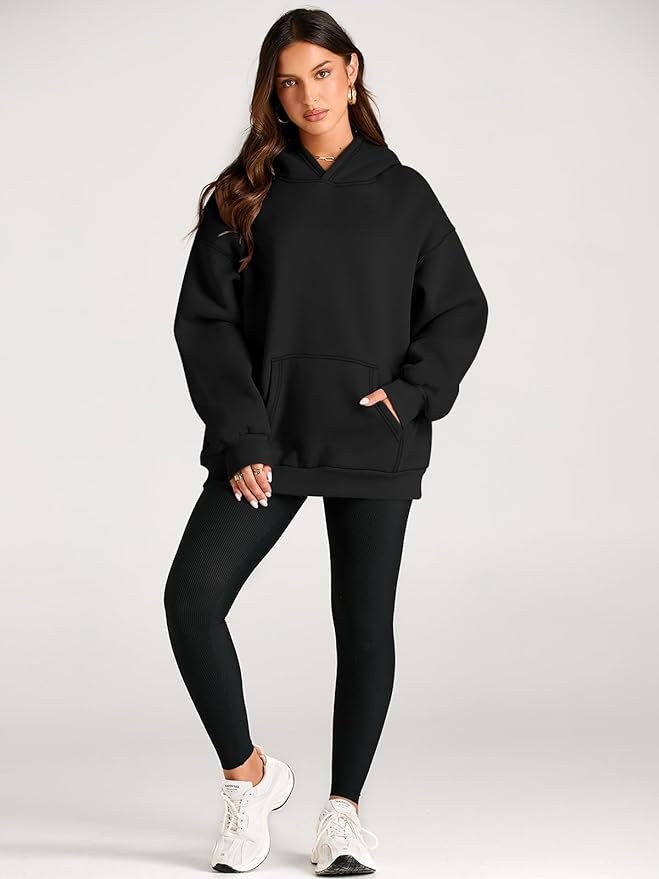 Trendy Queen Womens Oversized Hoodies Fleece Sweatshirts Long Sleeve Sweaters Pullover Fall Outfits