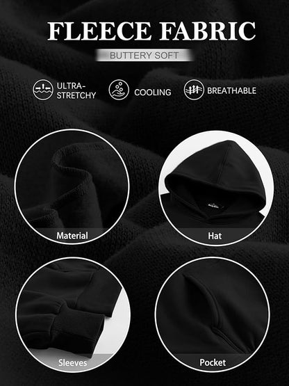 Trendy Queen Womens Oversized Hoodies Fleece Sweatshirts Long Sleeve Sweaters Pullover Fall Outfits