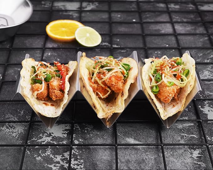Taco Houder Stand - Voor Het Serveren Van Zachte En Harde Food Truck Stijl Tacos Vaatwasmachinebestendig Taco Press Taco Houder Stand - Voor Het Serveren Van Zachte En Harde Food Truck Stijl Tacos Vaatwasmachinebestendig Taco Press